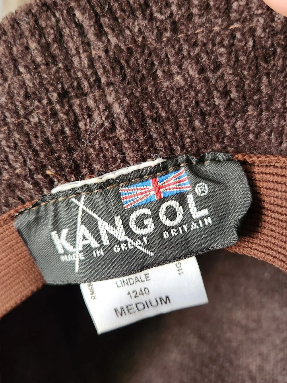 Kangol textured fabric